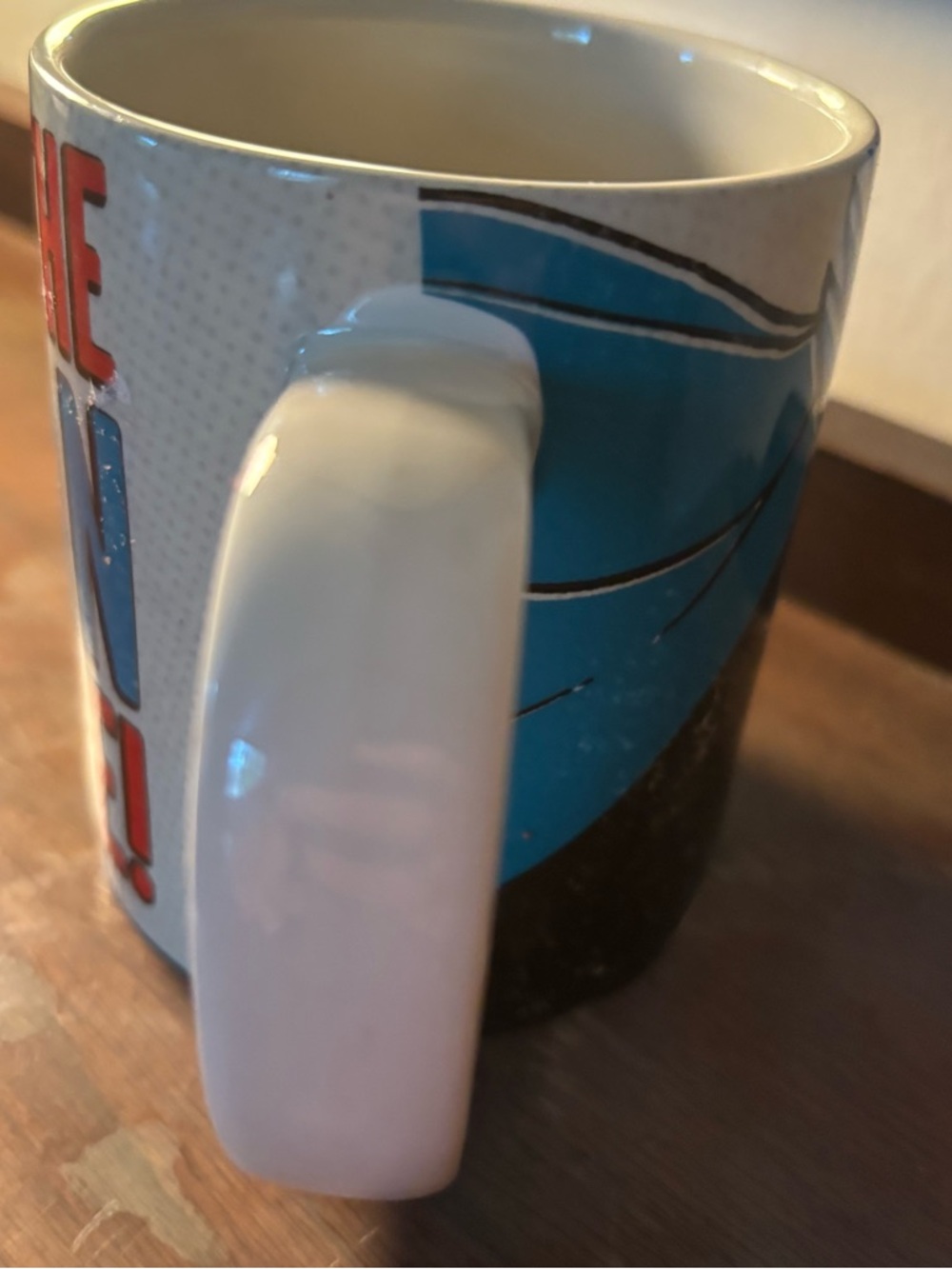 Hallmark White Ceramic Batman " To the Man Cave" Mug - Picture 5 of 6
